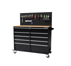 OEM Customized Heavy-Duty Iron <b>Workbench</b> and Workshop Cabinet Combination <b>Garage</b> Workstation Storage Tool Cabinet - Product Image 2