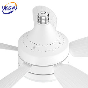 Ventilateur de plafond moderne de 18 pouces pour la maison et le bureau avec 5 pales ABS E27 B22 Socket LED Light and Remote Control Decor - Product Image 6