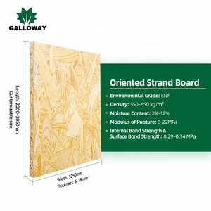 Panneaux <span class=keywords><strong>OSB</strong></span> Fenolico WBP OSB3 OSB2 Épaisseur 6mm 9mm 10mm 12mm (1/4 3/8 1/2 Pouce) Étanche Contreplaqué <span class=keywords><strong>OSB</strong></span> 3 2 Pièces - Product Image 4