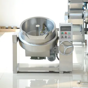 Food Processing Machine Tomato Sauce Cooking Industrial Tilting Stirring Pot Mixer