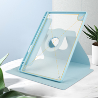 Étui de tablette anti-chute QY rotatif à 360 degrés en PC et cuir pour enfants, plusieurs couleurs, Tab A8 2021 X200/X205 10,5 pouces