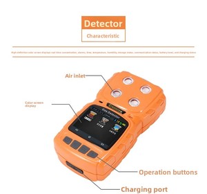 Máy dò khí dễ cháy di động 4 trong 1, báo động âm thanh 0-100%LEL, màn hình màu hiển thị đường cong, phát hiện rò rỉ LPG, bảo hành 1 năm - Product Image 3