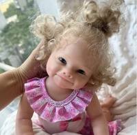 Muñeca de Silicona de Cuerpo Completo de 16 Pulgadas (40 cm), Muñeca de Bebé Realista para Abrazar, Recién Nacida, con Piel Suave en 3D, Muñecas Reborn para Niños, Regalo
