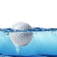 Balles de golf flottantes à vendre, balle de golf flottante personnalisée, balle de golf flottante soluble dans l'eau pour le terrain de golf