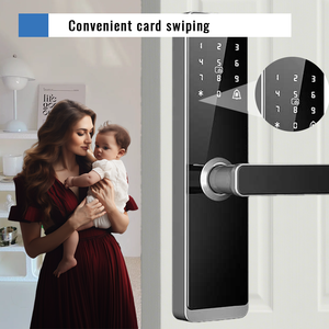 स्मार्ट लॉक वाईफाई टलॉक ऐप कंट्रोल पासवर्ड अनलॉक करें इलेक्ट्रॉनिक डिजिटल टच स्क्रीन कीपैड कोड कुंजी स्मार्ट दरवाजा लॉक - Product Image 3