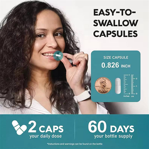 Cápsulas de Teanina de Marca Blanca 500 mg, Cápsulas de L-teanina Pura con Vitamina B6 y Glicinato de Magnesio - Product Image 3