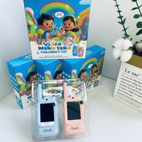 Interphone vidéo pour enfants, mini-jouet de communication de 3e génération, cadeau ludique en plastique pour la communication parent-enfant