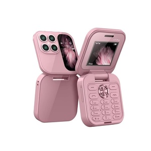 Teléfono Móvil Mini Flip I17pro, Voz Mágica, Radio FM, Reproductor de Música y Video, Marcación Rápida, Vibración, 2 Tarjetas SIM, Tamaño Pequeño, Plegable - Product Image 2