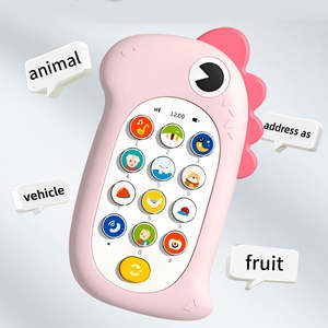 Housse de téléphone en silicone <span class=keywords><strong>dinosaure</strong></span> éducatif précoce jouet électrique musical de confort de sommeil de bébé en plastique de qualité PANDAS - Product Image 4