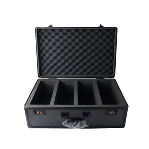 Boîte de rangement pour cartes gradées en aluminium à 4 rangées, étanche, antichoc et anti-poussière, personnalisable OEM/ODM pour cartes gradées - Product Image 1