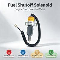 Solénoïde d'arrêt de carburant 12V de haute qualité 894450-7231 pour moteur MV1-40