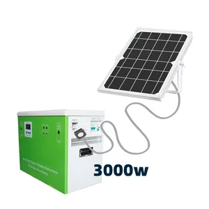 סיטונאי solargenerator 3kw בית נייד נטענת Lifepo4 נייד נייד תחנת כוח שמש generatSolar כוח מחולל