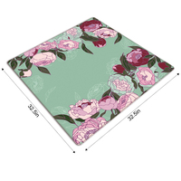 Tapis de jeu de mahjong en néoprène de qualité supérieure 32,5"x32,5", doux et silencieux, facile à nettoyer, logo personnalisé disponible pour les commandes en gros