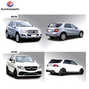 Kit Carrozzeria TI da ML W164 a Nuovo GLE W166 per Mercedes Classe ML W164 Accessori Auto Paraurti Fari Cofano Ricambi Tuning - Product Image 5