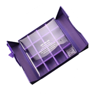 Boîte d'emballage de chocolat de luxe personnalisée à ouverture centrale, boîte cadeau rigide magnétique avec insert