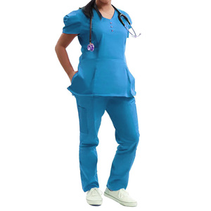 卸売看護スクラブ工場直接プラスサイズ作業ジョガースクラブカスタム快適なスクラブユニフォームセットナース - Product Image 6