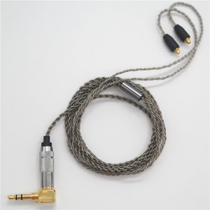 Reproductor de MP3 Twisted con cable Shure chapado en plata para adaptador de auriculares Se535 Se846 Ue900 Es50 Es60 - Product Image 2