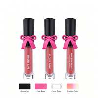 Tubes de gloss à lèvres vides uniques et mignons avec nœud et capuchon papillon, 8 ml, en plastique, pour emballage de gloss