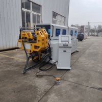 Vente directe d'usine 38CNC Machine à cintrer les tubes carrés et ronds électriques en cuivre hydraulique entièrement automatique Cintreuse de tubes