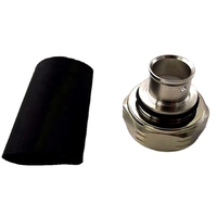 Connecteurs coaxiaux RF étanches 7/16 DIN mâle à souder pour câble flexible d'alimentation en mousse 1/2 pouce