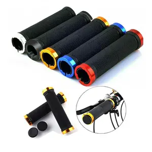 New Image MTB BMX Road Bike Handlebar Anti-Skid Rubber Grip Lock Mountain Bike Handlebars End Grips Bicycle Accessories Bike