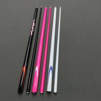 Queue de billard personnalisable en fibre de verre, 1/2 ou 2 pièces, haute qualité, vente directe usine, promotion pour le billard américain à neuf boules