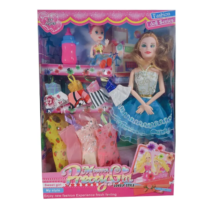 ホットな子供の11インチのファッションドレッシング人形のおもちゃ美しい服の髪のおもちゃセット付きの赤ちゃんの人形