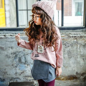 Liste de prix T-shirts à manches longues résistants au blanchiment avec logo imprimé Fancy Girl - Product Image 3