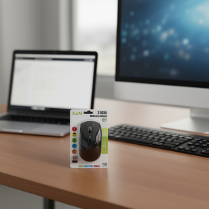 <b>S</b>&N Wireless <b>Mouse</b> 2.4GHz High Sensitive Series Ergonomic Design For Computer Laptop Use - Product Image 3