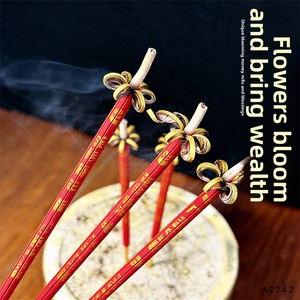 ดอกไม้บาน กลิ่นหอมอันรุ่งหรู กลิ่นหอมสำหรับ<span class=keywords><strong>บูชา</strong></span>พระ <span class=keywords><strong>บูชา</strong></span>พระพุทธ กลิ่นไม้จันทน์แบบจีน กำยานเสริมโชคลาภ - Product Image 4