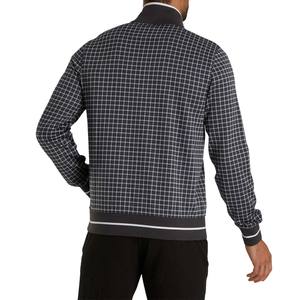 Pull à glissière quart imprimé à carreaux léger de haute qualité pour hommes Logo personnalisé support pour printemps Sport Golf sweat-shirt athlétique - Product Image 4