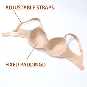 <span class=keywords><strong>Sujetador</strong></span> con aros y relleno fijo para mujer, <span class=keywords><strong>talla</strong></span> grande, 75 80 85 90 <span class=keywords><strong>95</strong></span> CDEFG, venta <span class=keywords><strong>de</strong></span> fábrica, alta calidad, fino y sexy, realza el busto. - Product Image 5