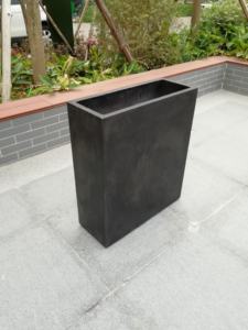 Pots à fleurs en fibre de verre sur mesure, grande taille, vente en gros, protection des plantes en extérieur avec trous de drainage, écologiques, durables - Product Image 4