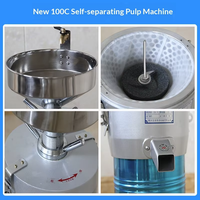 Équipement de production de lait de soja en acier inoxydable à haute efficacité, machine entièrement automatique de broyage et de séparation des graines de soja