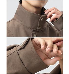 Chaqueta Americana Moderna Vintage Unisex, Corte Holgado, Resistente al Viento, Estilo Casual Refinado, Cierre de Cremallera, para Invierno - Product Image 2