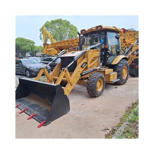 Retroexcavadora Caterpillar 420F Usada con Motor Diésel de Alta Eficiencia y Movimiento sobre Ruedas para Equipos de Construcción - Product Image 1