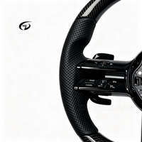 Volant de direction en fibre de carbone véritable personnalisé de luxe, adapté aux modèles Mercedes 809P W223 W205 GLE, directement du fabricant