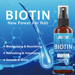 Spray per Capelli 3 in 1 con Biotina a Marchio Privato, Nutriente per il Cuoio Capelluto, Idratante per Capelli e Cuoio Capelluto Secco con Estratti Naturali <span class=keywords><strong>di</strong></span> Piante, Idratazione Duratura - Product Image 4