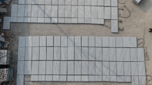 Pierre de pavage en granit gris naturel de jardin, épaisse, antidérapante, flammée, pour allée, <span class=keywords><strong>carrelage</strong></span> de sol - Product Image 4