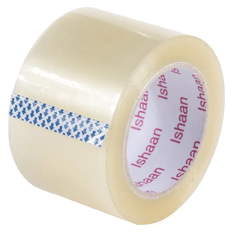 3 inch X 110 yards 100 m packing clear packaging transparent adhesive tape cinta de embalaje