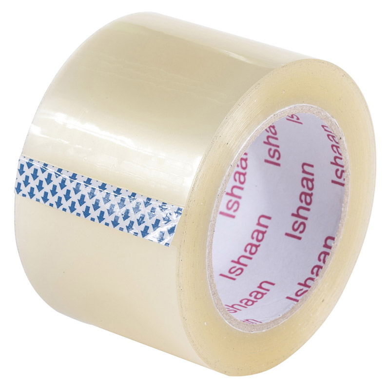 3 inch X 110 yards 100 m packing clear packaging transparent adhesive tape cinta de embalaje