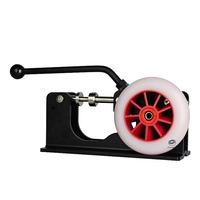 Roues de patins à roulettes de vitesse SHR Magia Roja rouges à rebond élevé 90/100/110 mm pour patinage professionnel