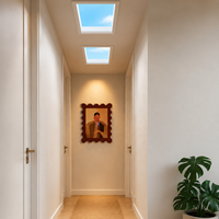 Plafonnier intelligent à lumière bleue ciel clair, contrôle par application, rythme biologique, lumière artificielle simulant le soleil, panneau LED pour salle de bain, maison, bureau