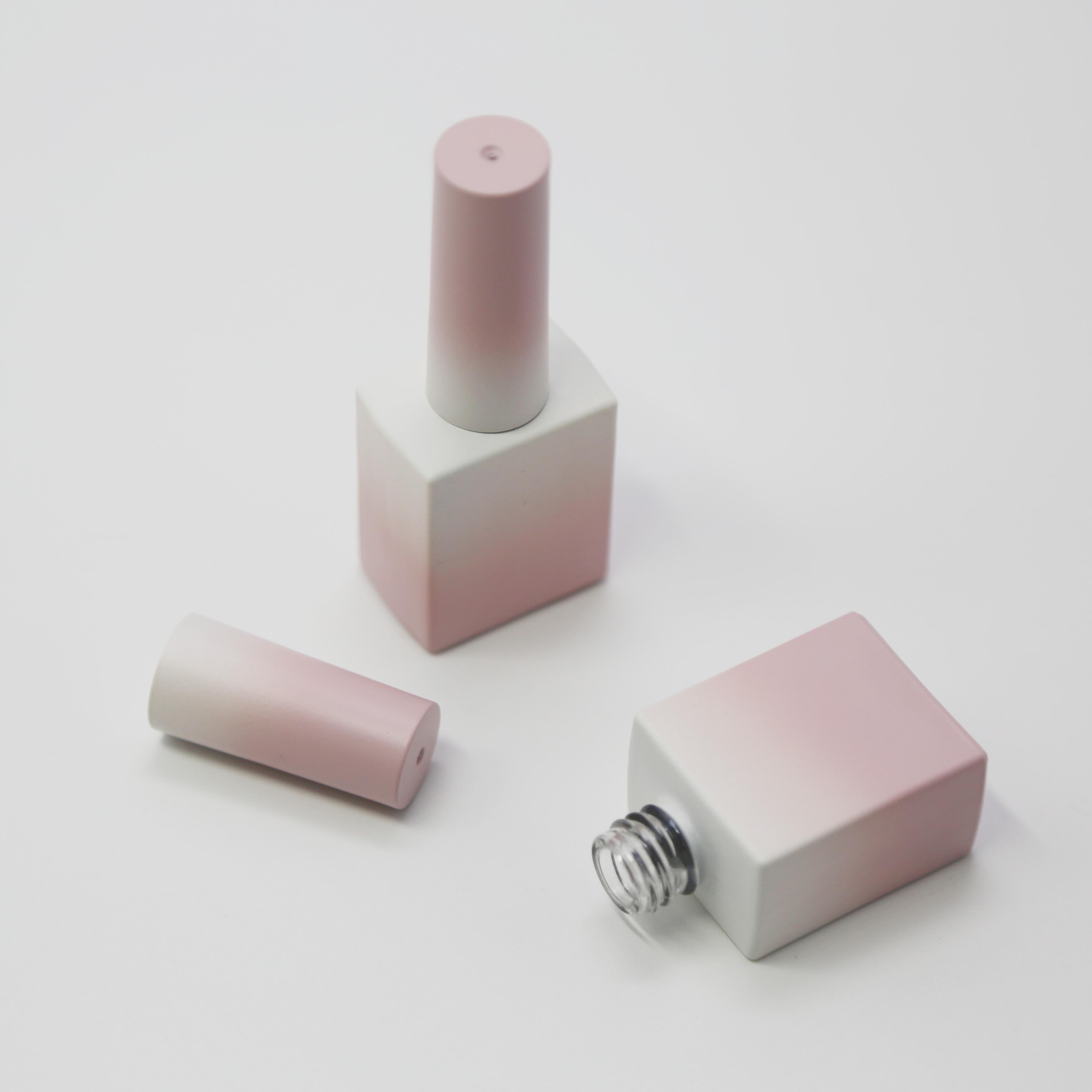 Gradient Gel Nail Polish Square Bottle 5ml 7ml For Manicure Shop