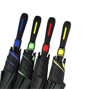 Fiberglass Automatic Opening Golf Polyester <b>Umbrella</b> Novelty Pongee Uv Proof Coating <b>Windproof</b> With Custom Logo for the Rain - Product Image 2