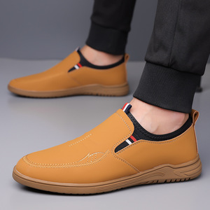 Mocassins Homme à Enfiler Bout Rond Tige Synthétique Semelle Extérieure en Caoutchouc Antidérapante Chaussures Décontractées d'Automne pour la Conduite - Product Image 2