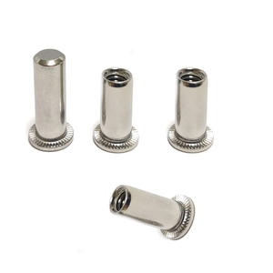 עיוור מסמרת אגוז 304 אלומיניום נירוסטה מסמרת אגוז מסמרת בורג שטוח ראש אגוז גלילי טור דרך חור - Product Image 3