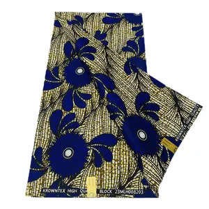 Africian Design Wax Fabric Capulana Ankara Batik Printed 135GSM