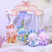 Peluche Manchao Rice Kaka Lapin Mengli, Boîte Mystère Kawaii, Animal en Peluche Doux, Cadeau d'Anniversaire pour Enfants, Décoration
