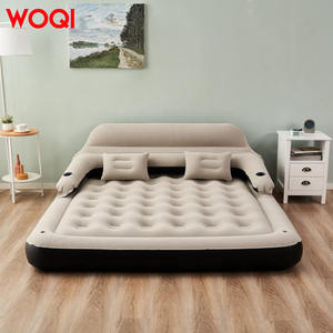 Canapé gonflable Woqi Air Sofa 203x182cm blanc laiteux avec pompe intégrée et sac de transport pour usage extérieur - Product Image 5